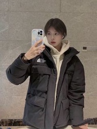 全新韓版the north face jacket the north face外套the north face羽絨the north face  the north face 中長款白鴨絨羽絨服
