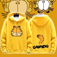 Anime Hoodie Garfield Hoodie Unisex Cartoon Hoodie Long Sleeve Casual Couple Hoodies Sweater Loose and Cute All-match Hoodie