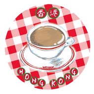 香港飲品變畫冰箱貼