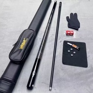 10/11.5/13mm Tip Predator Pure Carbon Fiber Ako Billiards Cue Stick 1/2 Split Type Joint Low Deflect