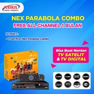 RECEIVER NEX PARABOLA COMBO ( DVB S2 &amp; DVB T2 ) ORIGINAL QUALITY