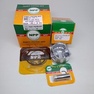 PISTON KIT Cs 1 O/S 1.00 (011-KWC) ORIGINAL NPP