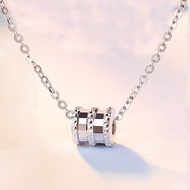 New Light Luxury Pt950 Platinum Necklace Genuine Platinum Small Waist Clavicle Chain Pendant for Gir