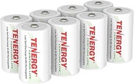 Tenergy Centura Lite 1.2V NiMH Rechargeable D Battery, 3000mAh Low Self Discharge D Cell Batteries, 