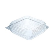 OP-L300(L) 7”Kuih Disposable Bekas Cake Sqaure Container with lock
