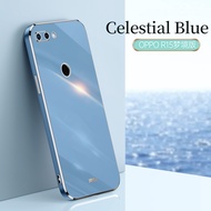 Casing OPPO R15 Pro R11 R11s Plus R10 Candy Color 6D Electroplating Straight Cover Soft TPU Phone Case