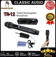 Classic Audio Trident Tr-12 Rechargeable Wireless Microphone (original)