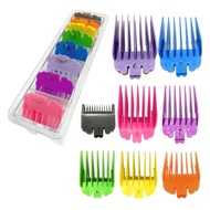 Melaka seller Hair Clipper Combs Guides, 0.06-0.98in Colorful Rounded Teeth Portable Hair Trimmer Clipper Guard Combs