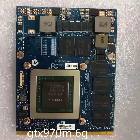 ESHAKARE GTX 970M GTX970M N16E-GT-A1 6GB Video Graphics Card For Clevo P157SM P151SM P150SM P375SM P