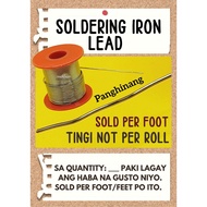 Soldering Iron Lead Pang Hinang Wire Type Sold per Foot Feet