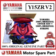 YAMAHA Y15ZR V2 MATTE RED COVER SET + STRIPE 0 B17-F0000-50-P9 B17-GF000-50-P9 COVERSET BODY SHOOT S