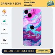 Vinyl Skin iphone 15 Cotton Candy Anti-Scratch Protector Case | By Fusion | Code - E7KZ