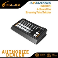 AVMATRIX HVS0402U 4-Channel Live Streaming Video Switcher
