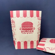 (100PCS) BURGER PACKAGING BAGS