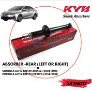 ABSORBER -REAR COROLLA ALTIS ZRE141/ZRE142-08-2013)COROLLA ALTIS ZRE172/ZRE173-14-2019) KAYABA KYB R