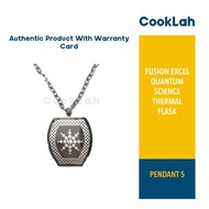 Fusion Excel (AUTHENTIC) Quantum Energy Pendant 5 Stainless Steel Scalar Energy JAPAN Technology / Pendant Necklace