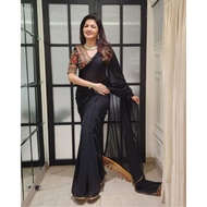 Georgette sequence saree