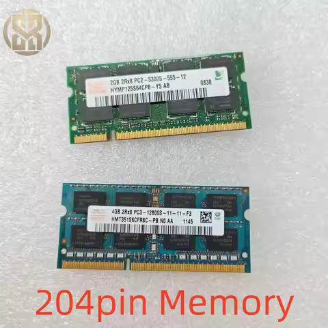 Laptop Ram DDR2 2GB 4GB 800MHz 667MHz DDR3 DDR3L 2GB 4GB 1066 1333 1600 1866MHz SODIMM 204pin Memory