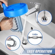 Iron Snake To Remove Clogged Pipes Fix Water Pipe Washbasin Toilet Hand-Cranked Steel 3/10 Meters Z4