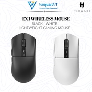 TECWARE EX1 LIGHTWEIGHT WIRELESS GAMING MOUSE WITH CHARGING DOCK - BLACK / WHITE