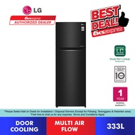 (FREE DELIVERY) LG Top Freezer Inverter Fridge / Refrigerator / Peti Sejuk (333L) GN-C372SXCC