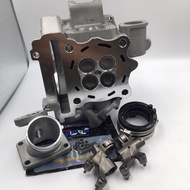 SWIPOH SUPERHEAD CNC PORTING LC135 Y15ZR 20/23 22/25 SIAP VALVE,INTAKE CNC,ROCKER ARM FULL SET PNP 1