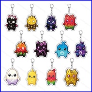 Fortnite Acrylic Keychain Pixel Character Bag Charm Cute Game Pendant Kawaii Collectible Gift