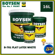 ▥ ♆ ☾ BOYSEN Flat Latex White B-701 16 liters