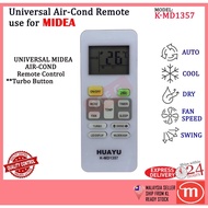 MIDEA AIR COND REMOTE CONTROL MULTI REPLACEMENT HUAYU (K-MD1357) MEDIA AIRCOND