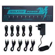 Isolation Power Guitar Effects 10-Channel Power Supply for 9V 1-Channel 5V Guitar Accessories Practi