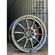 RE PERFORMANCE CE28 HYPER BLACK 17 INCH 4X100 4X114.3  FLOW FORMING