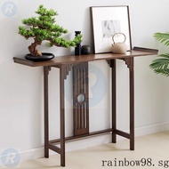 Chinese Zen Foyer Console Tables Super Narrow20cm Desk Altar Modern Minimalist Living Room a Long Narrow Table Side View Table Cabinet THVV