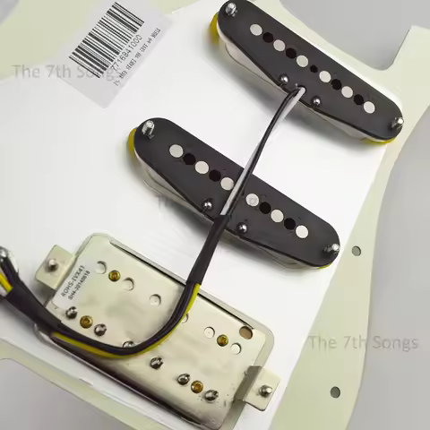 HSS Texas Rock SH4 Alnico 5 ST Electric Guitar Loaded Pickguard Alnico V Pickup Guitar Wiring Pre-wi