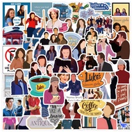 Gilmore Girls Stickers Pack Waterproof Reusable American TV Series Decals for Kids, 55pcs