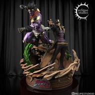 JOJO的奇妙冒險gk白模3d打印JOJO空條承太郎白金之星手辦模型白模