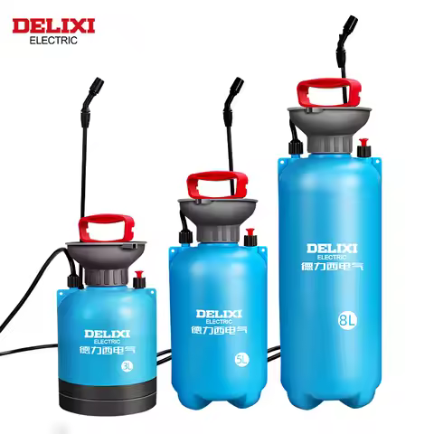 DELIXI ELECTRIC 3/5/8L Garden Sprayer Hand Pump Pressure Sprayer,Multi-Purpose Hand Pressure Garden 