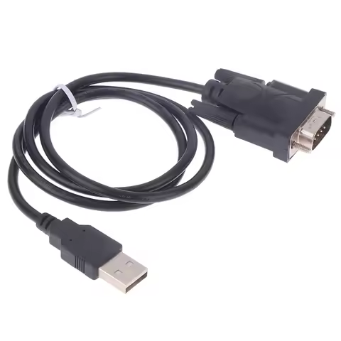 USB RS232 To DB 9-Pin Male Cable Adapter Converter Supports Win 7 8 10 Pro System Supports Various S