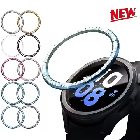 Diamond Bezel for Samsung Galaxy Watch 6 classic 43mm 47mm Diamond Decoration Bezel Protector Protec