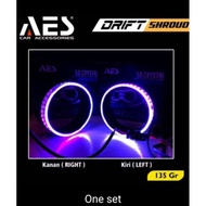 AES 5D RGB DIAMOND CRISTAL SLIM SHROUD 2.5 3.0 & 2.0 INCH WITH APPS 2PCS & 1pcs