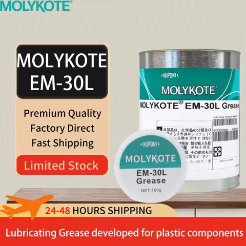 MOLYKOTE EM-30L EM-50L EM-60L Plastic Compatible Grease PAO-Based Industrial Lubricant for Gears Aut