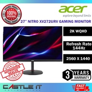 Acer XV272URV 27" Gaming Monitor 144HZ Nitro Flat 27 inch XV2 Series WQHD 1MS DP VESA (XV272 URV)