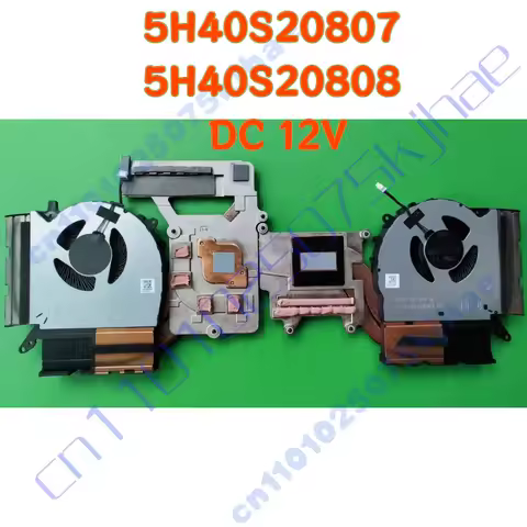 New Laptop CPU GPU Cooler Heatsink Fan for Lenovo Legion Pro 5 16IRX8 82WK Radiator Thermal Module 5