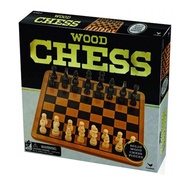 Cardinal Games Wood Chess Checker Set