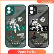 HP Case Oppo A16 A16S A15 A15S A5S A7 A12 A11K F9 Casing Space X Hybrid Dove Candy TPU High Quality 