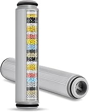 Pack of 2 15 Layer Filter for Hand Shower, Diameter 2.5 cm x Length 10.8 cm Replacement Filter Showe