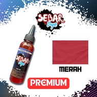 MERAH (SEBAR DYE 100ML PREMIUM Red) Tie Dye Black Clothes Dye - Fabric Dye - Pants Dye - Clothes Dye