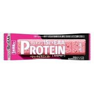 Asahi Group Foods 1-Hon Manzoku Bar Protein Strawberry (1 bar x 9 packs)
