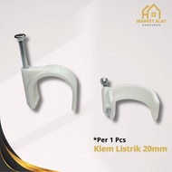 20mm PVC Electric Pipe Clamp Per 1 Pcs 20mm Conduit Pipe Clamp/ 20mm PVC Clamp/