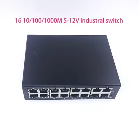 1000M switch Unmanaged 16port 10/100/1000M industrial Ethernet switch module Motherboard OEM Auto-se