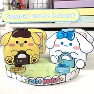 [bigtoe] DIY Anime Quiet Book Cinnamoroll Doraemon Egg Party Melody House Homemade Book Sticker Games Children Christmas Gift Toys [SG]